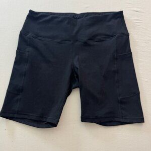 Women's Black Bike Shorts